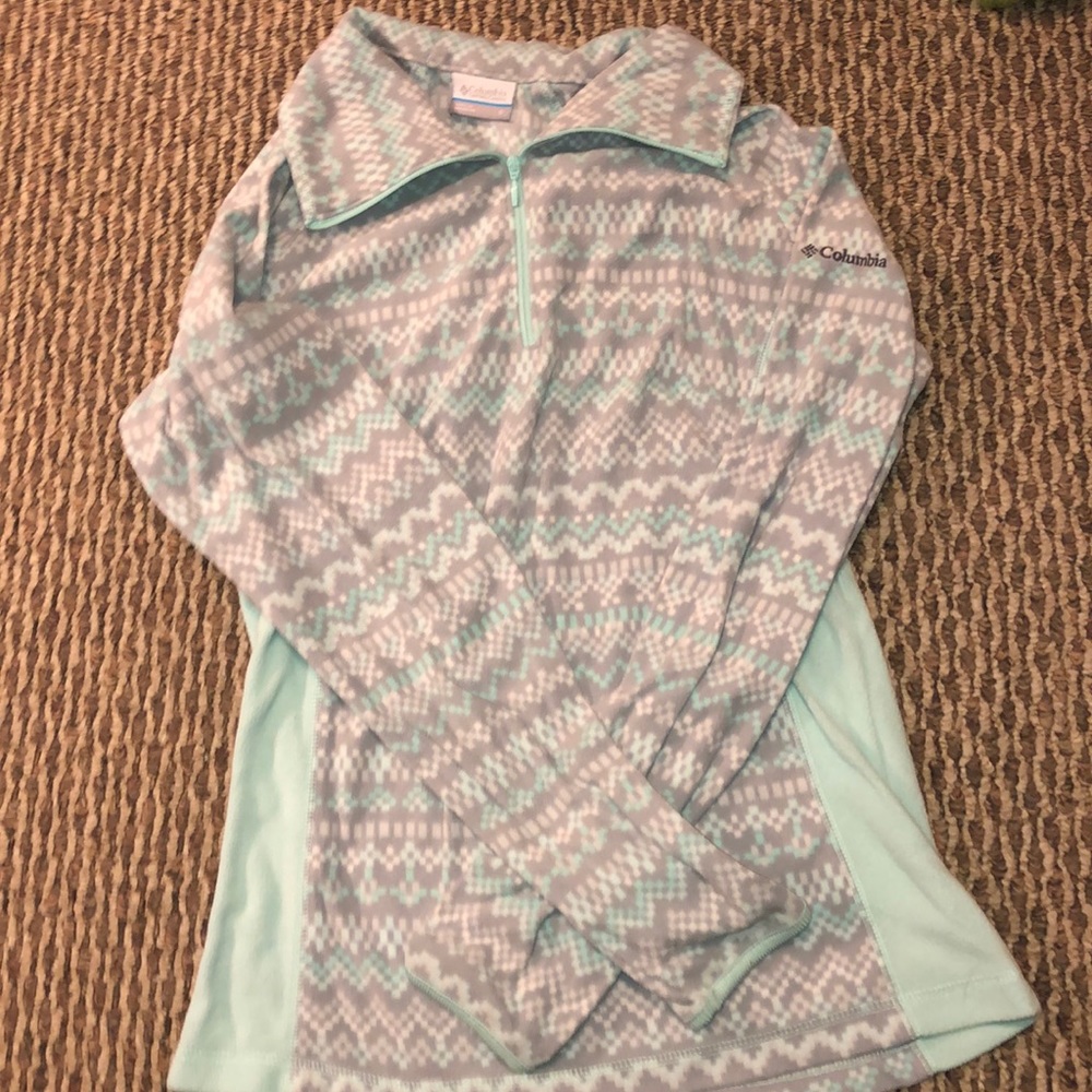 Columbia patterned quarter zip